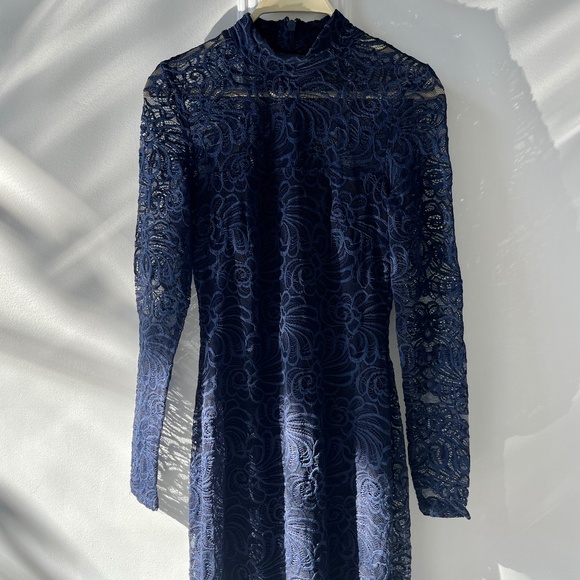 GUESS BY MARCIANO DIANA LACE MAXI GOWN DRESS SMALL - Picture 5 of 10